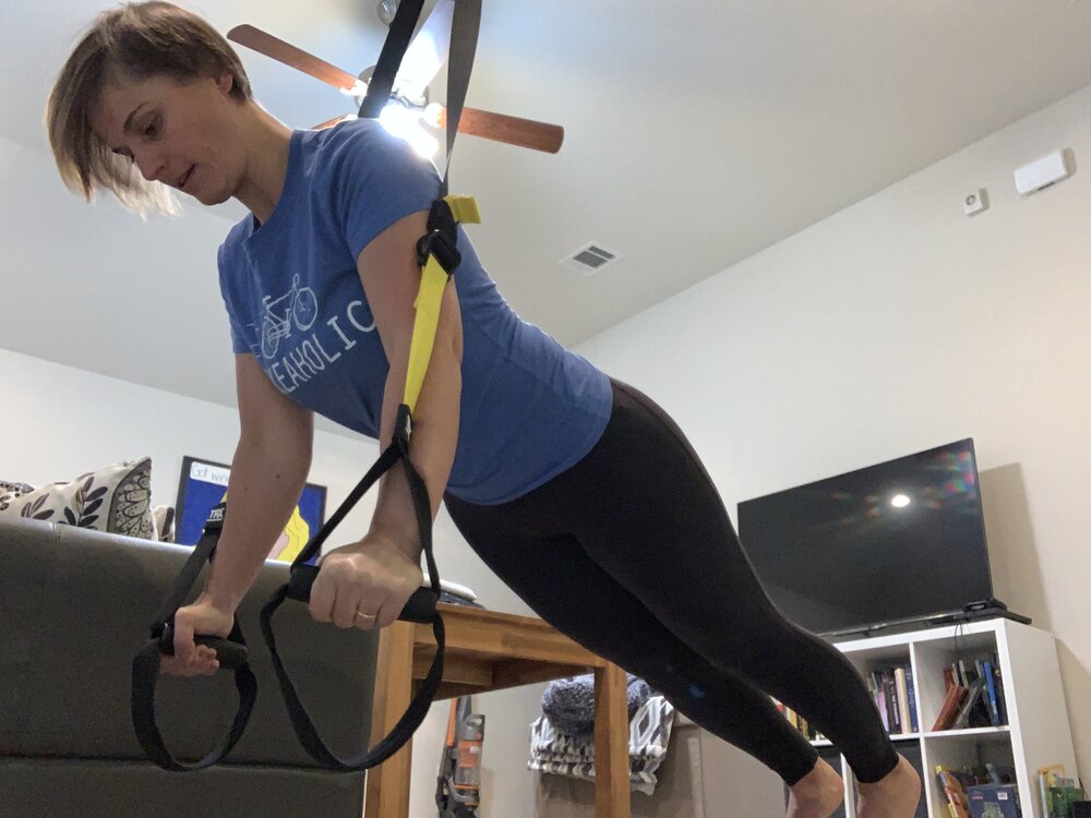 AT HOME WORKOUT WITH TRX