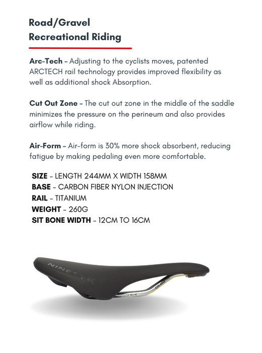 Ninety K "The Cure" Saddle