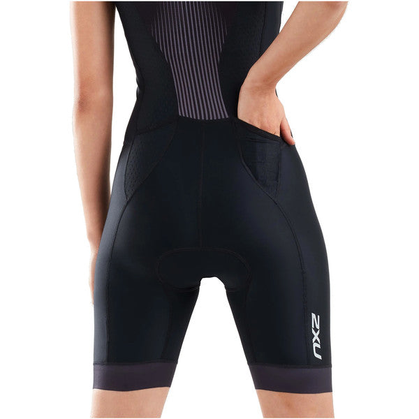 Women's 2XU Perform Front Zip Trisuit BLK/BLK