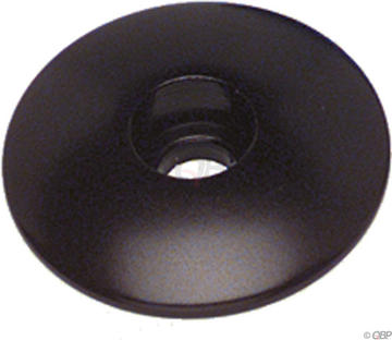 Problem Solvers Top Cap for Alloy / Chromoly Steerers 1-1/8" Black