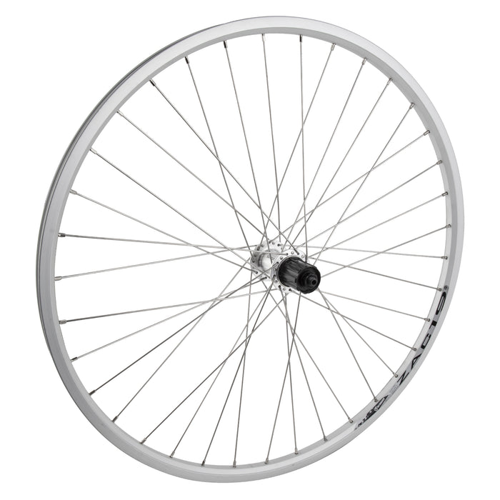 Wheelmaster 26" Alloy Mountain Double Wall Silver Rear Wheel