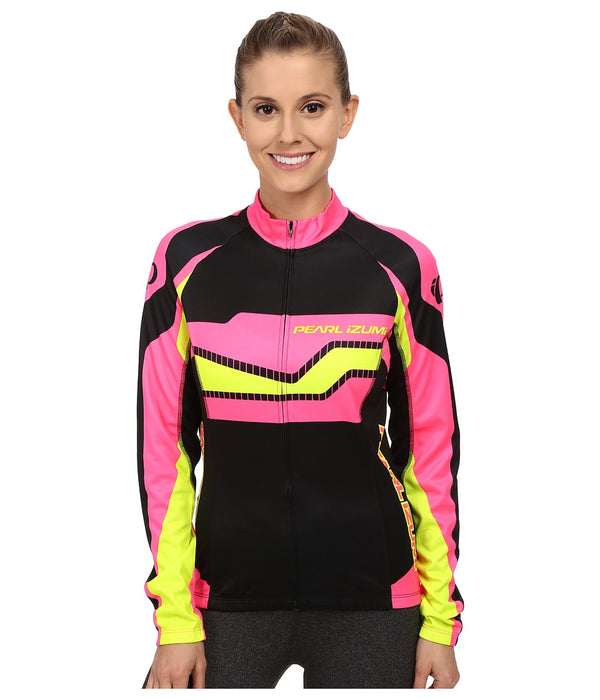 Pearl Izumi Women's Elite Thermal LTD Jersey - Screaming Pink