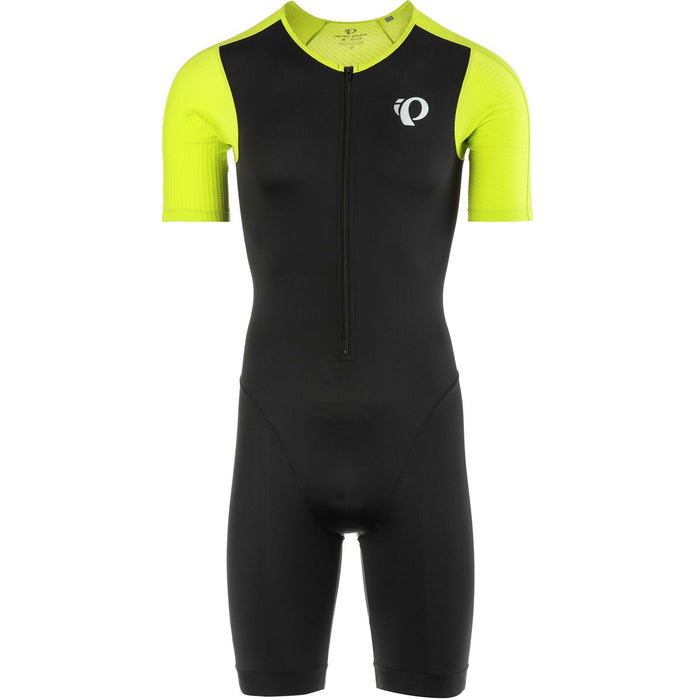 Pearl Izumi Men's Elite Pursuit Tri Speed Suit-Black/Lime Punch