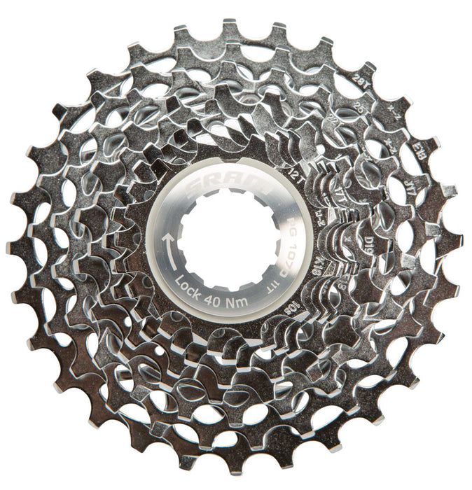 SRAM PG-1070 Cassette - 10 Speed, 11-28t, Silver