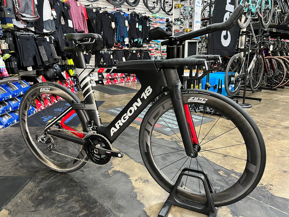 Argon 18 E-119 Tri+ SRAM Red eTap 11 Speed - ZIPP 404 Firecrest - Black 2022