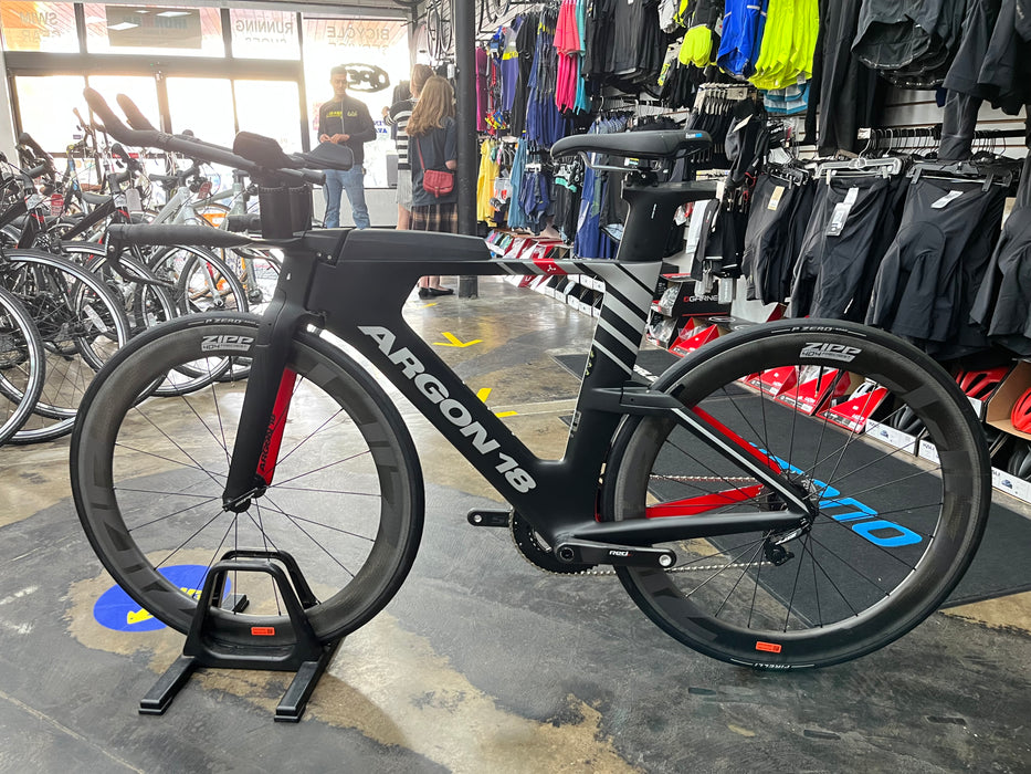 Argon 18 E-119 Tri+ SRAM Red eTap 11 Speed - ZIPP 404 Firecrest - Black 2022