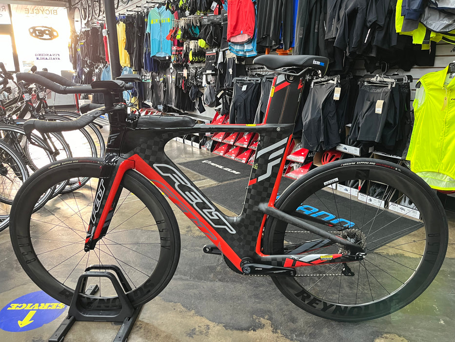 Felt IA FRD LTD Ultegra Di2 11sp Reynolds AR58 Satin Carbon Gloss Red/Gloss Black 2015 NEW