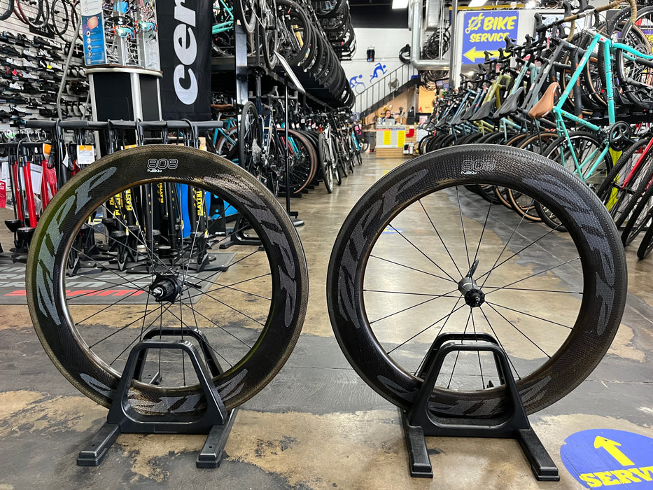 Zipp 808 NSW Carbon Tubeless Rim Brake Wheelset - DEMO