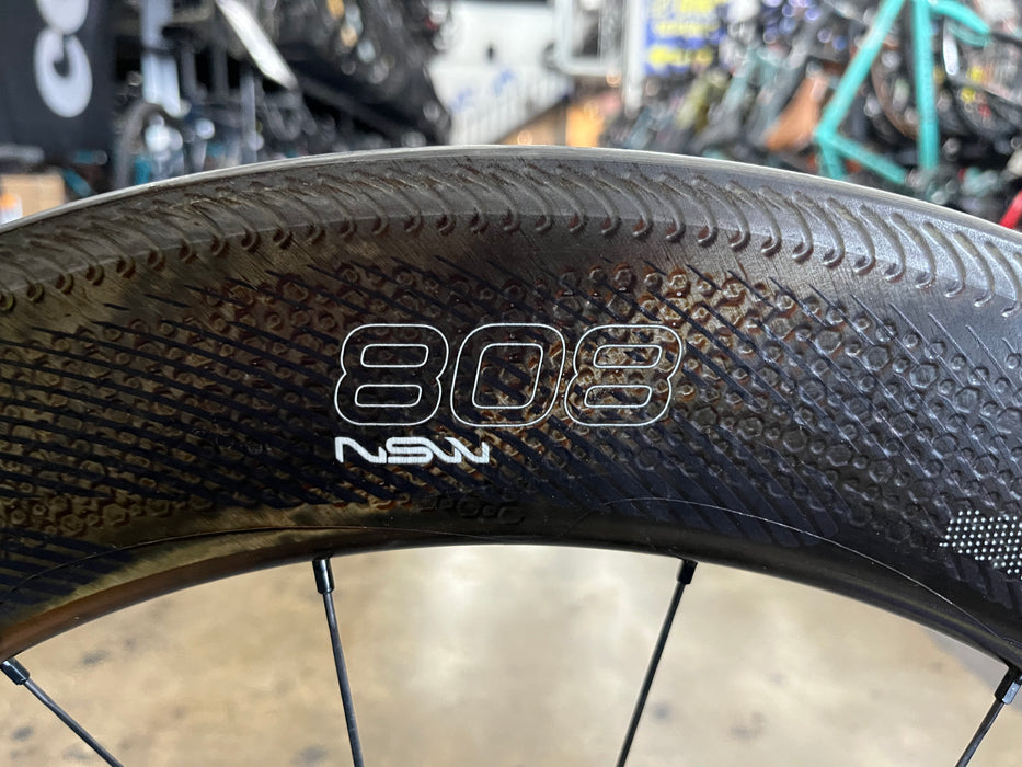 Zipp 808 NSW Carbon Tubeless Rim Brake Wheelset - DEMO