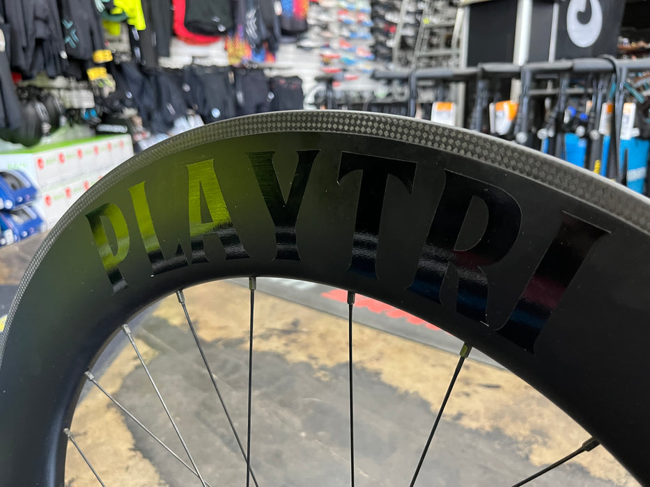 Playtri Carbon Rim Brake Wheels 80mm - DEMO