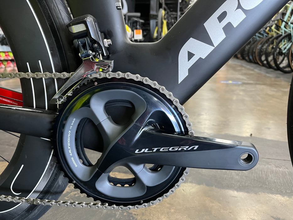 Argon 18 E-119 Tri+ Ultegra Di2 11 Speed HED Jet wheels - Black 2021