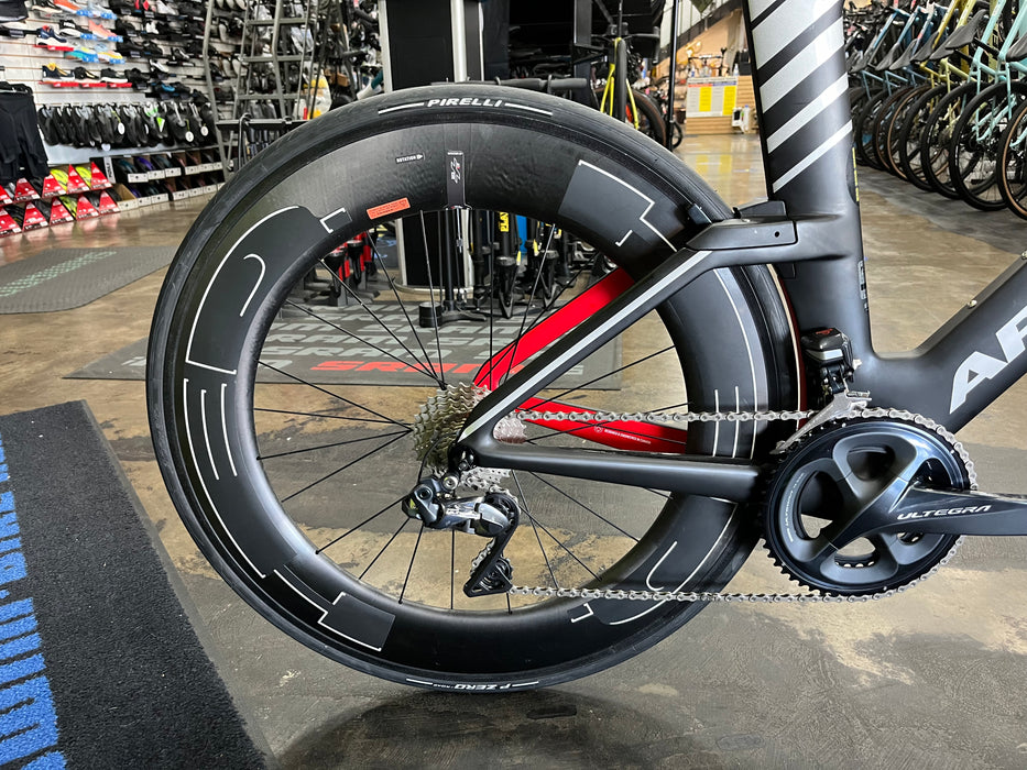 Argon 18 E-119 Tri+ Ultegra Di2 11 Speed HED Jet wheels - Black 2021