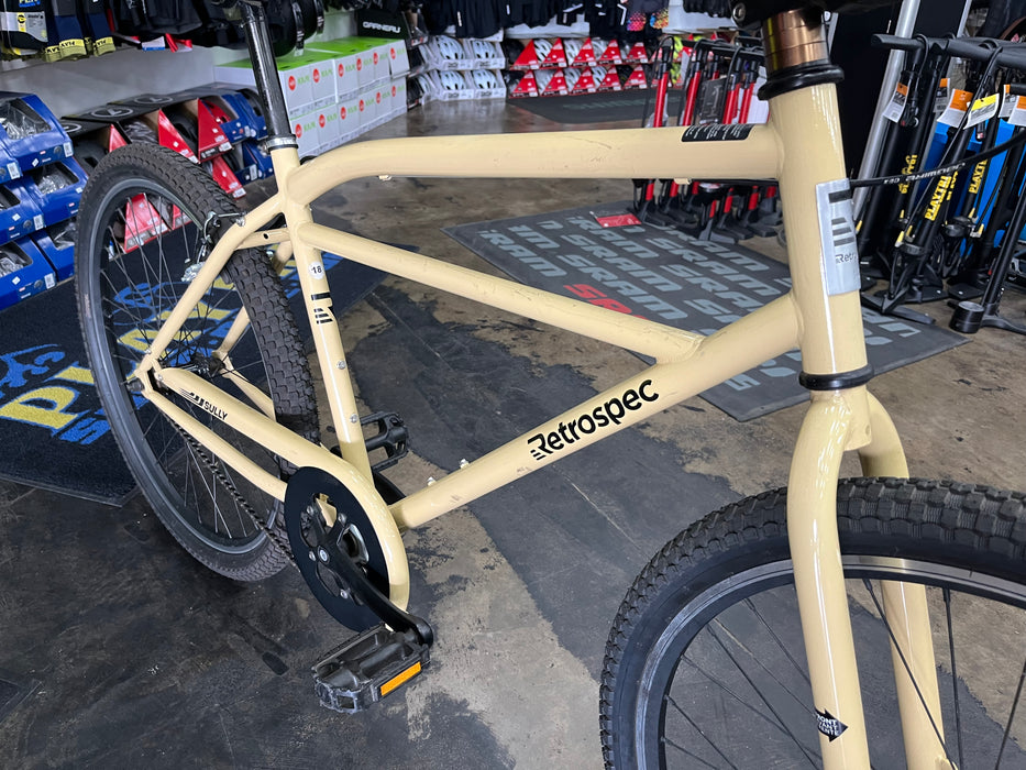 Retrospec Sully Klunker-Style Single-Speed Bike - Desert Sand 2022 DEMO