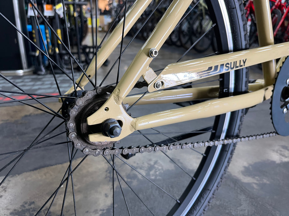 Retrospec Sully Klunker-Style Single-Speed Bike - Desert Sand 2022 DEMO