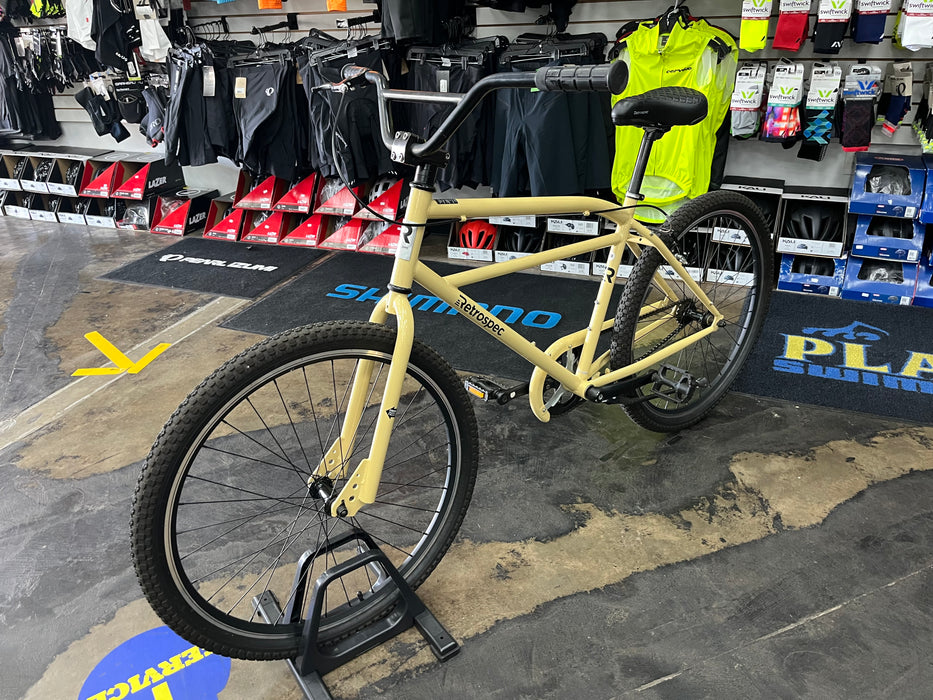 Retrospec Sully Klunker-Style Single-Speed Bike - Desert Sand 2022 DEMO