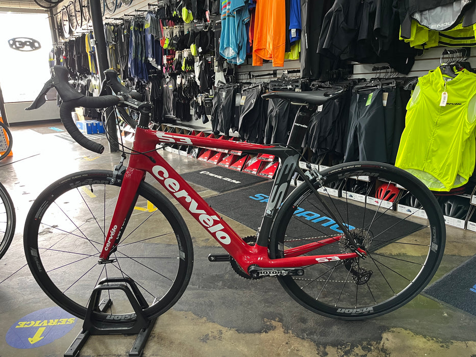 Cervelo S3 Shimano Ultegra 11 Speed - CeramicSpeed Bottom Bracket and OSPW System - Red 2014 DEMO