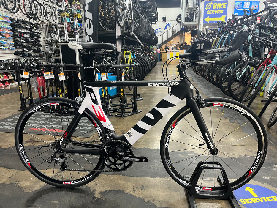 Cervelo P3 Shimano Ultegra 10 Speed - White/Black 2014 DEMO