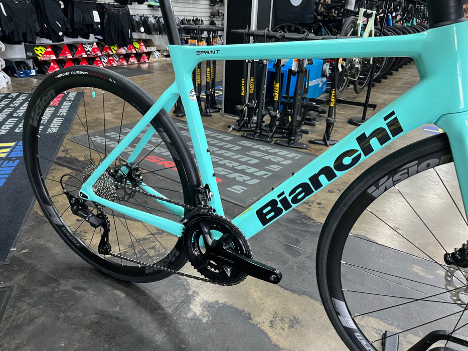 Bianchi Sprint 105 12 Speed - Celeste 2025