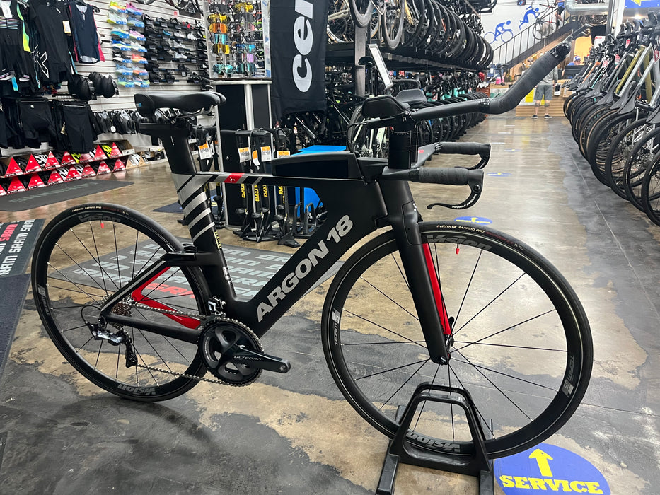 Argon 18 E-119 Tri+ Shimano Ultegra 11 Speed - Black 2022 DEMO