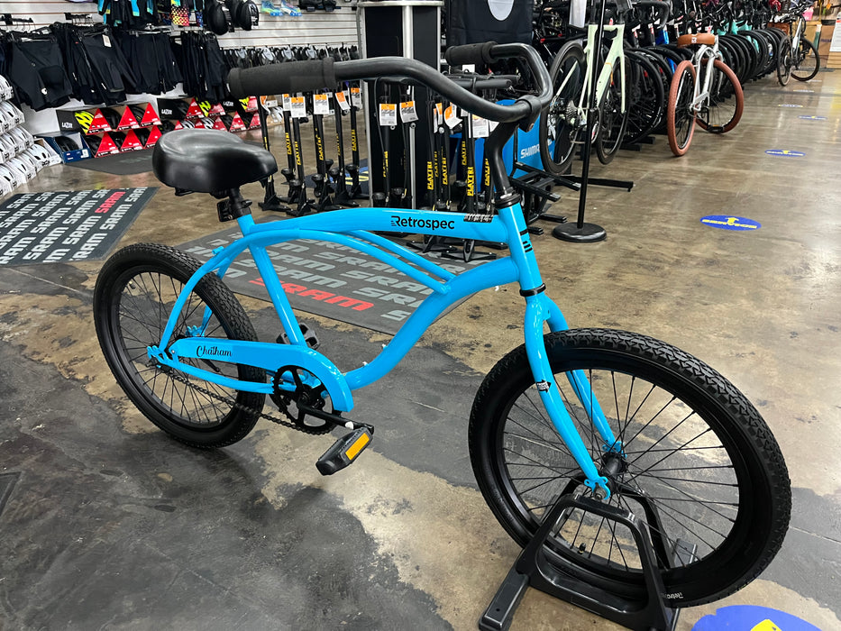 Retrospec Chatham Beach Cruiser 1-Speed 20" - Piercing Blue 2021 DEMO