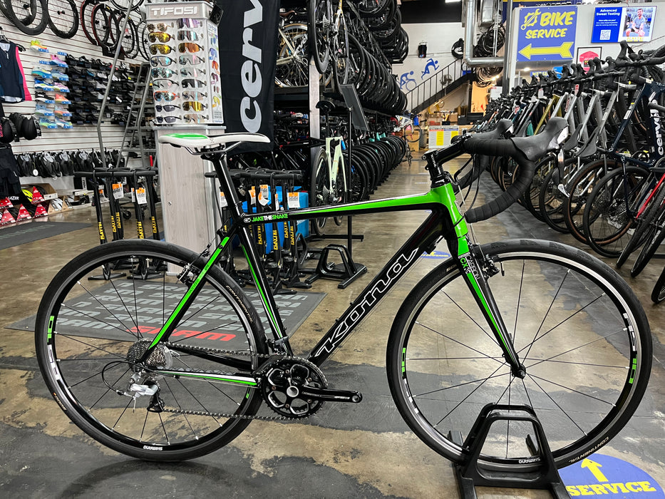 Kona Jake The Snake Shimano Ultegra 10 Speed - Black/Green 2012 USED