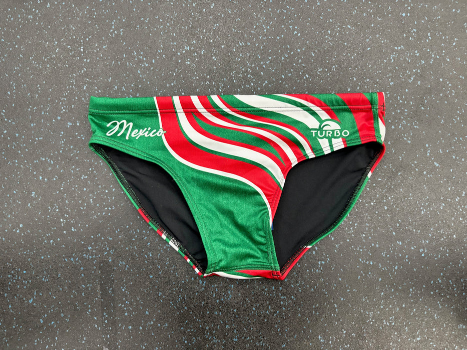 TURBO Men's Water Polo Swimsuit Custom Mexico