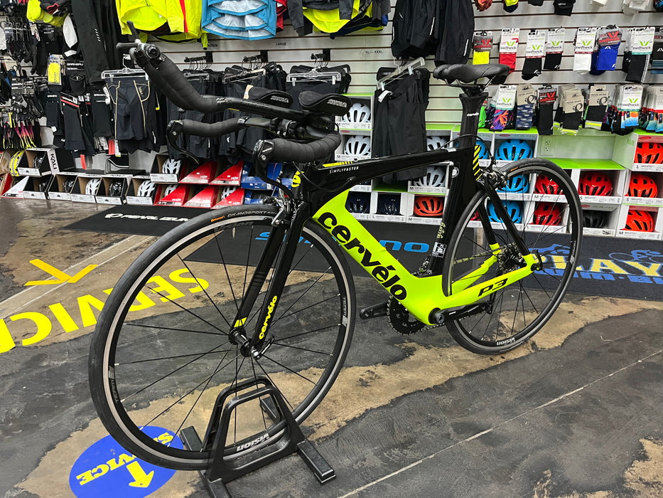 Cervelo P3 Shimano 105 11 Speed - Fluoro/Black 2019 DEMO