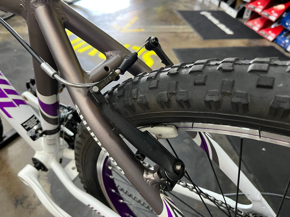 Genesis 26" Whirlwind Mountain Bike - Grey/White/Purple USED