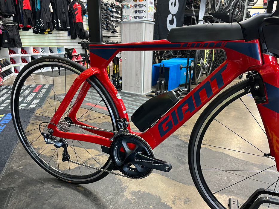 Giant Trinity Advanced Pro 2 Shimano Ultegra 11 Speed - Grenadine 2022