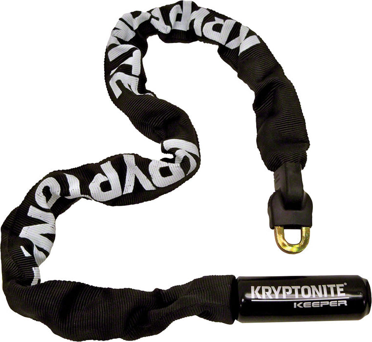 Kryptonite Keeper 785 Integrated Chain Lock - 85cm (2.8'), 7mm, Keyed, Black