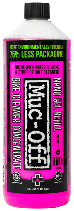 Muc-Off Nano Tech Gel Concentrate Cleaner: 1L Bottle