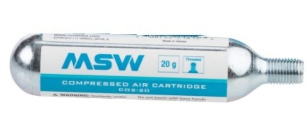 MSW 20g Threaded CO2 Cartridge