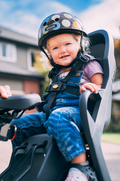 Burley Dash Frame Mount Child Seat - Black/Gray