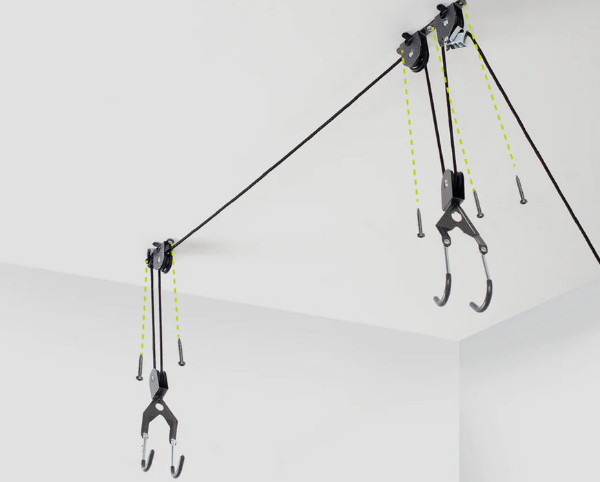 Delta Single Bike Ceiling Hoist with Straps