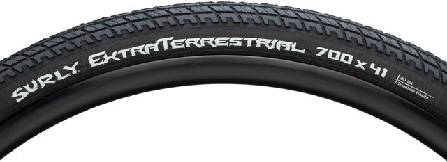 Surly ExtraTerrestrial Tire - 700 x 41, Tubeless, Folding, Black, 60tpi