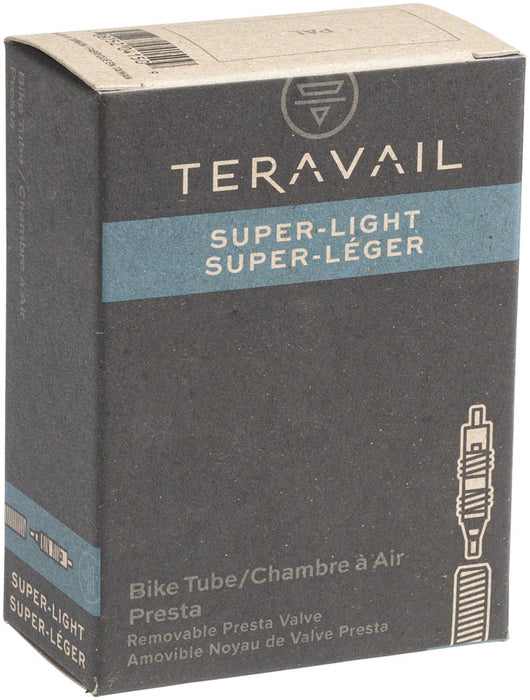 Teravail Superlight Presta Valve Tube - 700x20-28mm 80mm