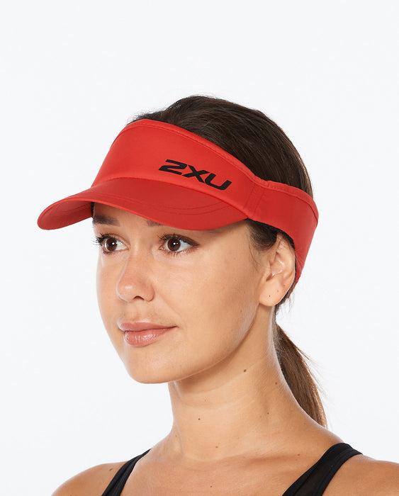 2XU Run Visor Rust/Black