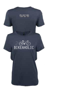 Playtri Women's T-Shirt "Bikeaholic"