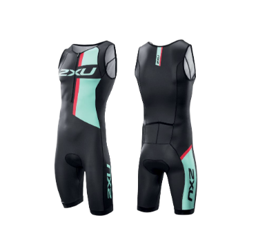 2XU Men's Active Custom Compression Ltd Trisuit Green