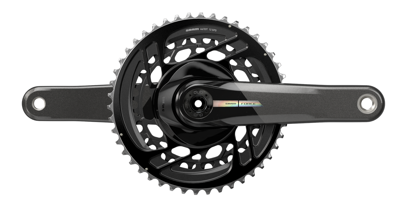 SRAM Force AXS Dub D2 Unicorn Grey w/Laser Foil 2X Crankset