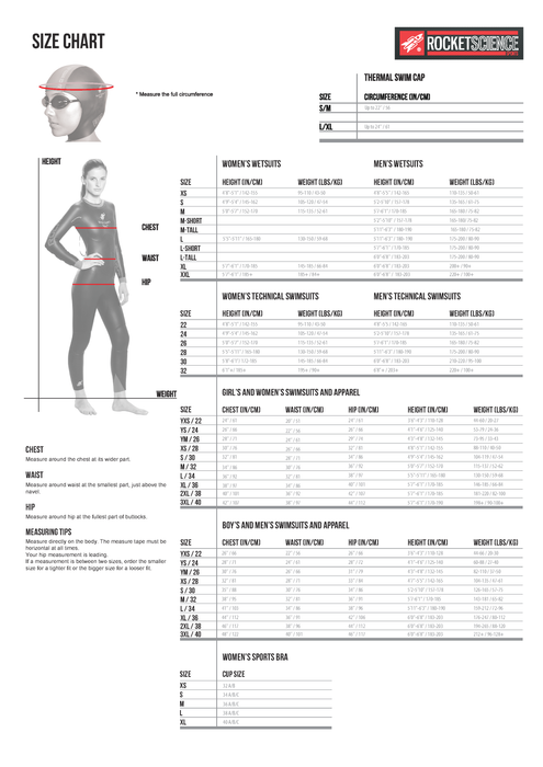 Rocket Science Women's Basics Full Sleeve Wetsuit