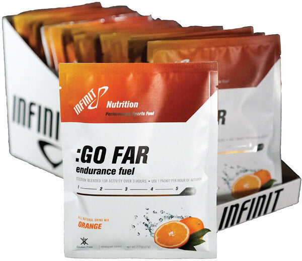 Infinit Nutrition Go Far Energy Drink Mix: Orange 1 Serving