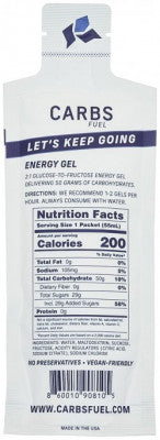 Carbs Fuel Original Energy Gel 50g