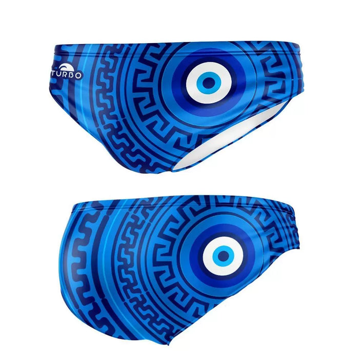 TURBO Boy's Water Polo Swimsuit Greek Eye