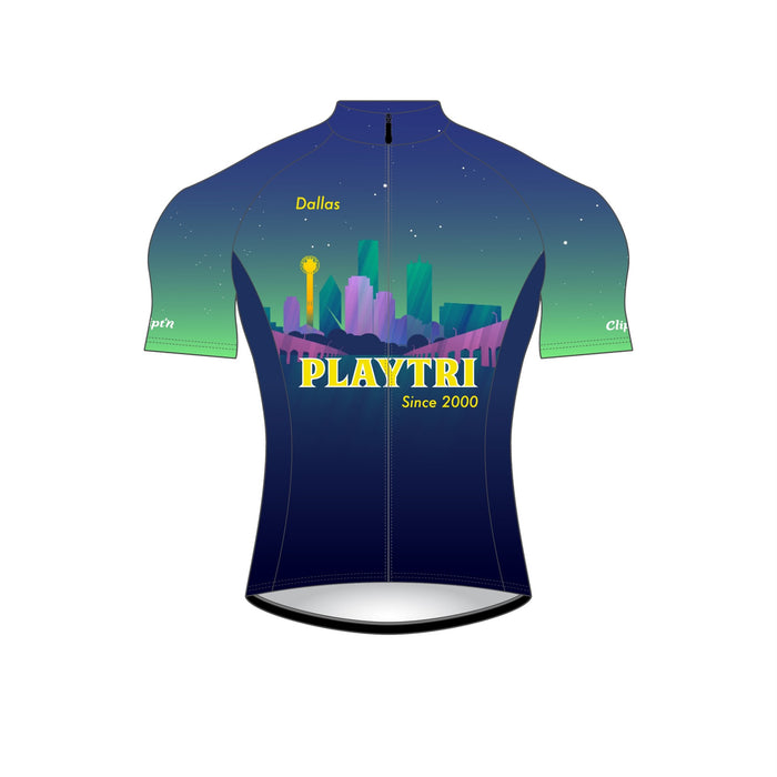 Playtri Unisex Reunion Tower Cycling Jersey