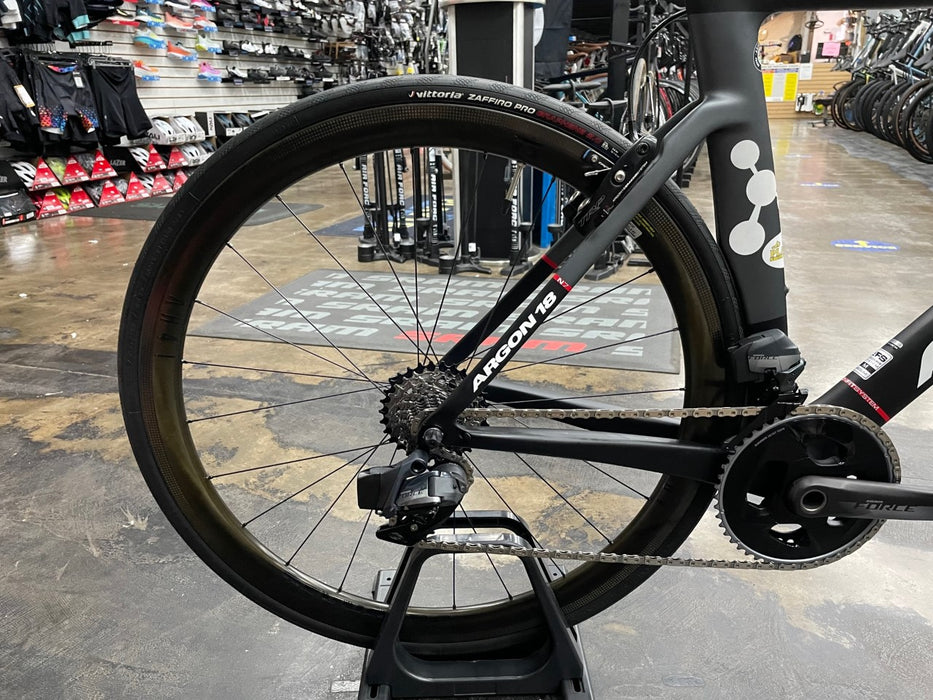 Argon 18 Nitrogen Pro Rim SRAM Force eTap AXS - Reynolds AR41 Carbon Wheelset - Black 2022 DEMO