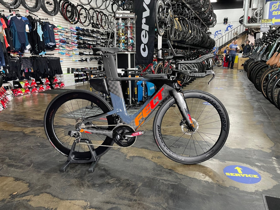 Felt IA 2 SRAM Red eTap 11sp/Profile Design GMR 50/65 - Gray/Carbon/Black 2018