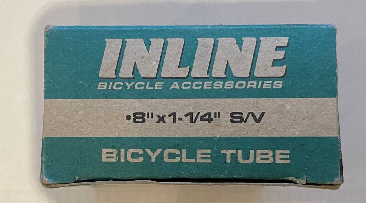 Inline Schrader Valve Inner Tube 8x1-1/4"