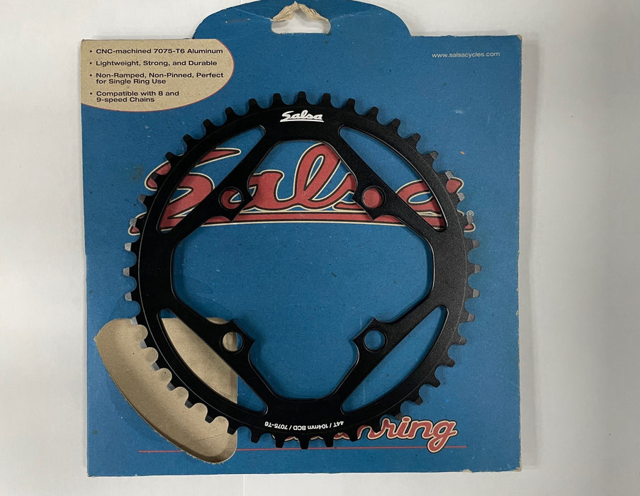 Salsa 44T 110mm 4-Bolt Chainring Black