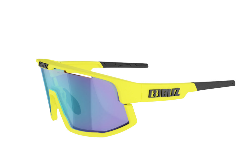 Bliz "Vision" - Matte Yellow Frame / Smoke with Blue Multi Lens